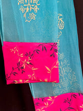 Turquoise Tree of Life with Fuchsia Bands
